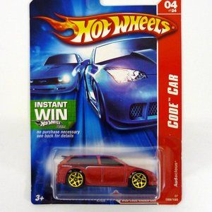 Hot Wheels Audacious #088/180 Code Car 04 of 24 Red Die-Cast Car 2007
